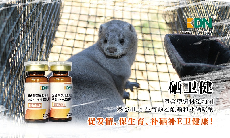 貂狐貉兔高效生育酚補(bǔ)充E補(bǔ)硒防脂肪黃染硒衛(wèi)健-青島康地恩
